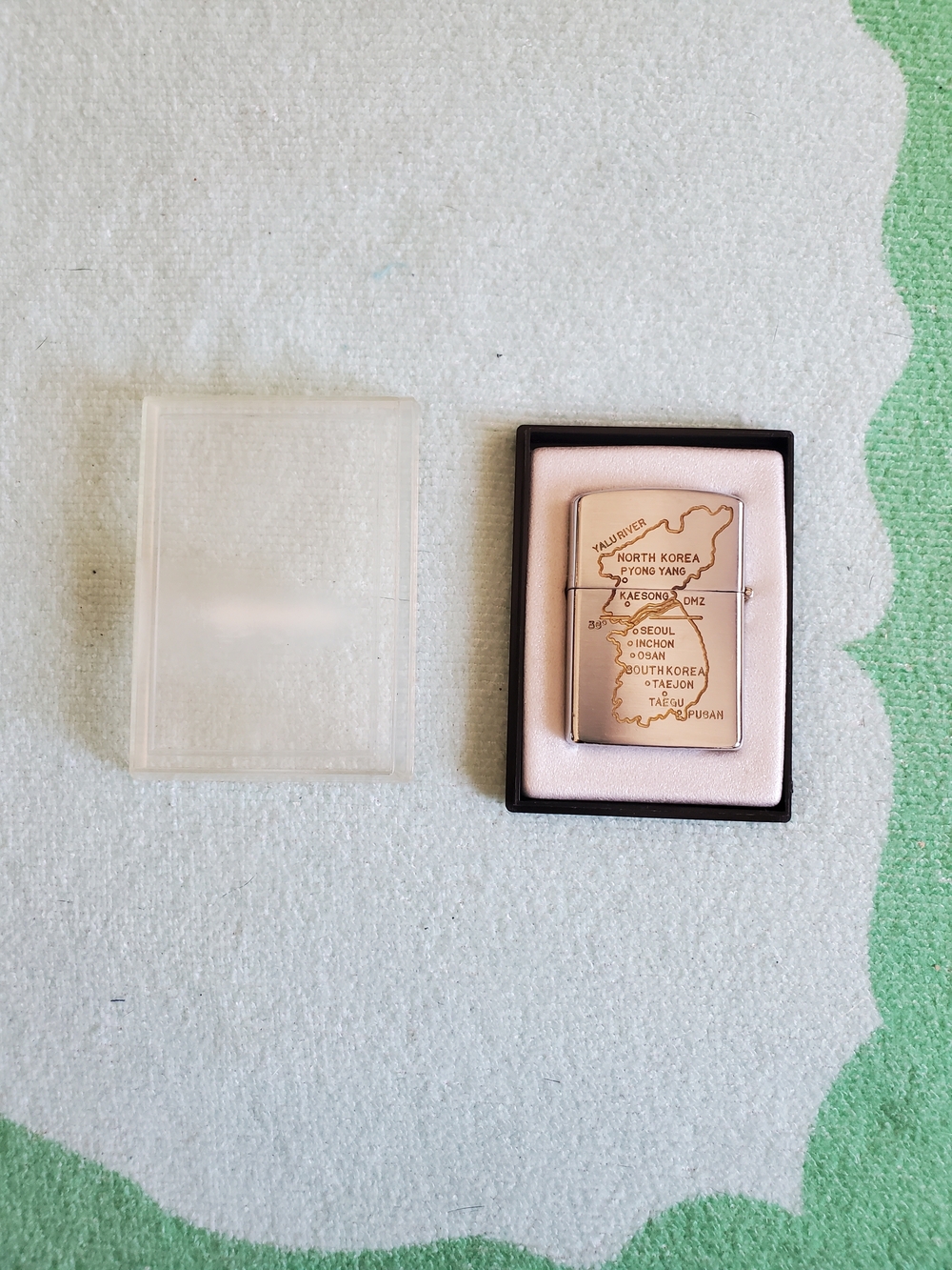 Vintage Rosette Airforce Korea Lighter